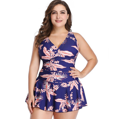 

Saidsome Women Nylon Watermark Skirt Swing Size Sexy Swimsuit Swimwear