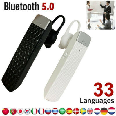 

Smart Instant Translation Bluetooth 50 Headset 33 Languages Interpreter Earbud