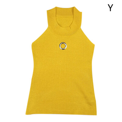 

Women Style Sexy Slim Fit All-match Solid Color Concise Personality Camisole