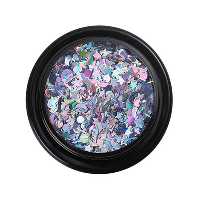 

1 Box Colorful Glitter Nail Art Decoration Nail Stickers Nail Polish Set