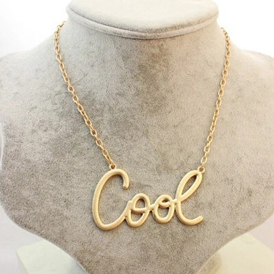 

High Quality Fashion Currents Crisp Letter Love Necklace Ladies Necklace Personality Short Necklace