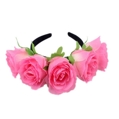

〖Follure〗New Floral Bride Headband Hairband Wedding Party Prom Princess Wreath Headpiece