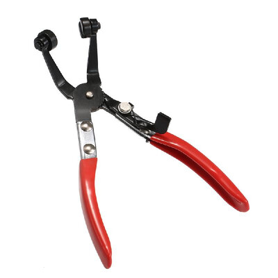 

Car Pipe Hose Clamp Pliers Curved Throat Angled Flat Band Clamp Pliers Fuel Coolant Clip Angled Swivel Jaw Locking Hose Pliers Aut