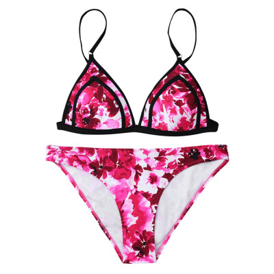 

Chinese Floral Painting Bikini Set