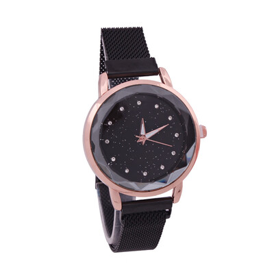 

Summer new star-studded magnet magnet bracelet strap ladies fashion watch student personality simple quartz watch