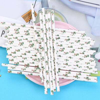 

Toponeto Paper Drink Gold Striped Straws Biodegradable Baby Shower Birthday Party 25Pcs