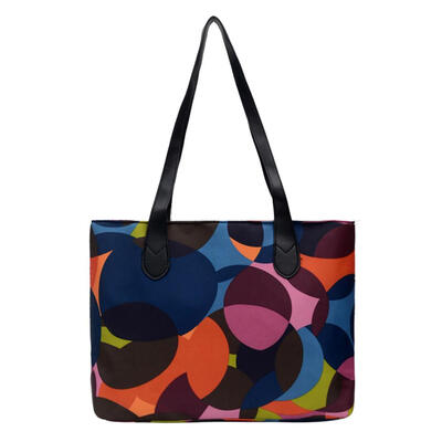 

Portable Nylon Shopping Totes Women Shoulder Handbags Large Top-handle Bags