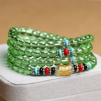 

Multicolor Crystal Bracelet Multi-Circle Bracelet Couple Accessories