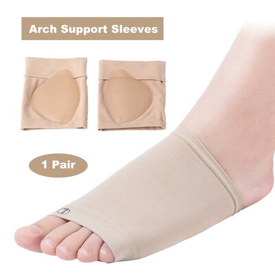 

1 Pair Compression Arch Support Sleeves Sock with Comfort Gel Pad Elastic Bandage Flatfoot Plantar Fasciitis Foot Arch Support Cus