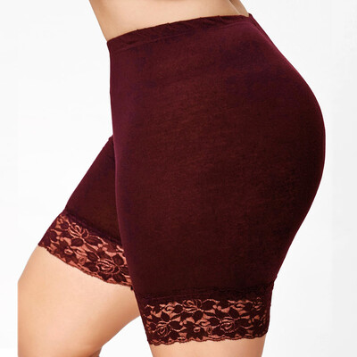 

Tailored Womens Plus Size Mid Waist Lace Hot Shorts Elastic Sports Pants Trousers Trunks