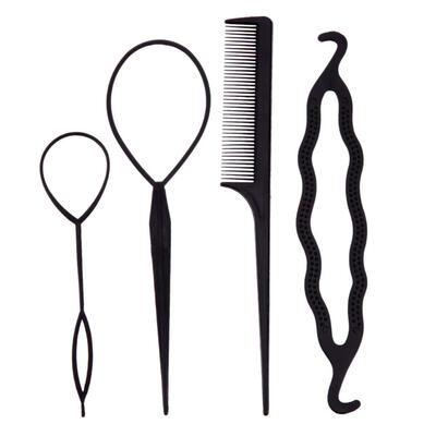

4pcs Hair Stick Styling Tools Set Pull Hair Pins Big Headwear Accessories