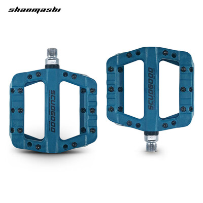 

Shanmashi 1712C Nylon Carbon Fiber Mountain Bike Pedals with High-strength Non-slip Surface