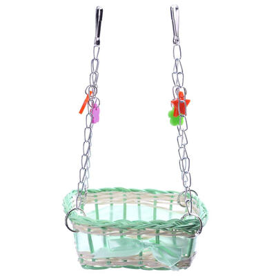 

Parrot Basket Swing Plait Birds Cages Toys Enjoyment Parrot Baskets