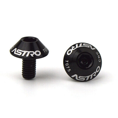 

2pcs Bottle Cage Holder Screws Aluminum Alloy MTB Bicycle Road Bike M512 Bolts