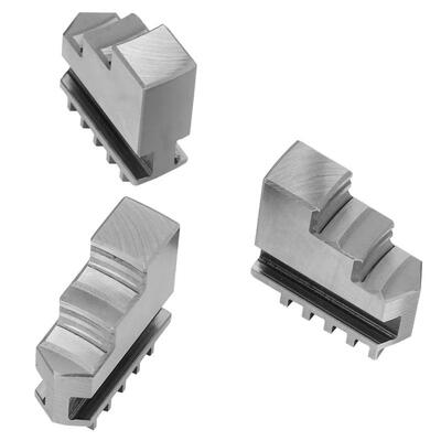

Greensen 3pcspair K11-80 Outside Jaw Chuck Self-Centering Metal Lathe Chuck Jaws Metal Processing Tool