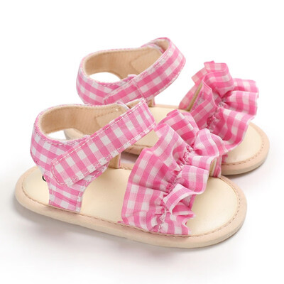 

2019 Children Summer Shoes Newborn Infant Baby Girl Boy Soft Crib Shoes Infants Anti-slip Sneaker Striped Bow Prewalker 0-18M