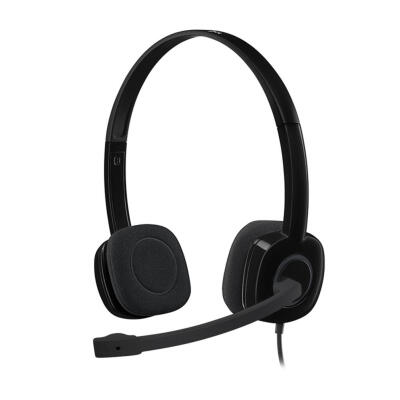 

Logitech H151 Stereo Noise-Cancel Headphones 35mm Over-Ear Headset w Mic