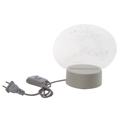 

AC 85-265V 3D Shaped LED Night Light 3 Color Desk Bedroom Decoration Lamp