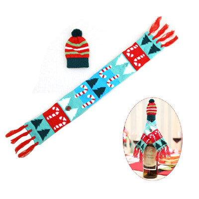 

New Christmas Wine Bottle Cover Christmas Wine Bottle Decoration