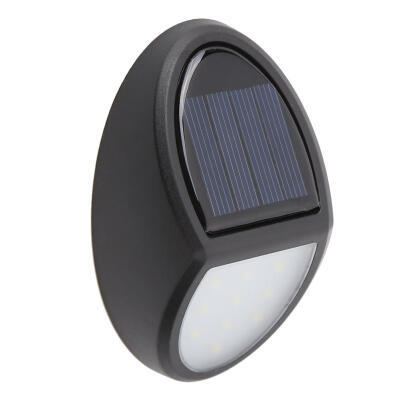 

10 LED Waterproof Solar Light Induction Wall Mount Landscape Path Way Lamp