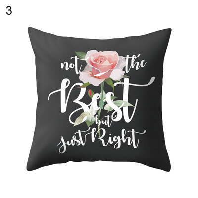 

Flower Letter Tiger Flamingo Pillow Case Cushion Cover Sofa Bed Car Cafe Decor