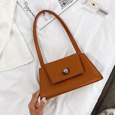 

Small bag female Korean fashion wild small square bag simple casual retro shoulder bag