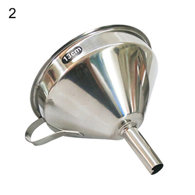 

111315cm Stainless Steel Cone Funnel Pour Oil Liquid Hopper Kitchen Home Tool