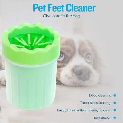 

Portable Dog Pet Paw Washer Pet Feet Cleaner Soft Gentle Dog Foot Wash Cup