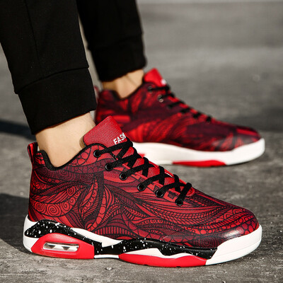 

Yin&Yang basketball shoes mens shock absorption anti-skid sports boots canvas shoes mens shoes