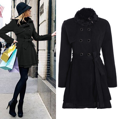 

Roseonmyhand Women Warm Slim Coat Jacket Thick Parka Overcoat Long Winter Outwear