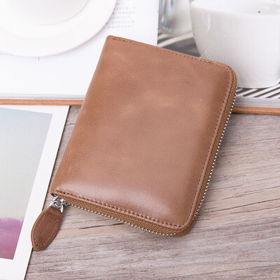 

Tailored Womens leather Anti-theft Card Bag Wallet Holder Mens Card Package 24 Bit