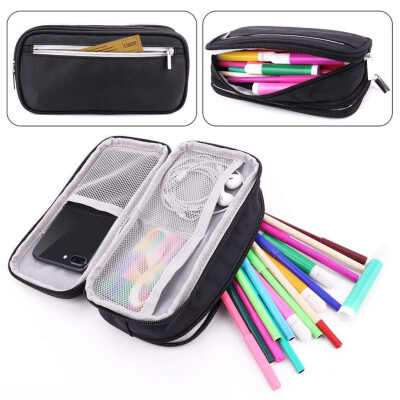 

Siaonvr Large Capacity Pencil Case Student Adult Multilayer Long Pencil Case