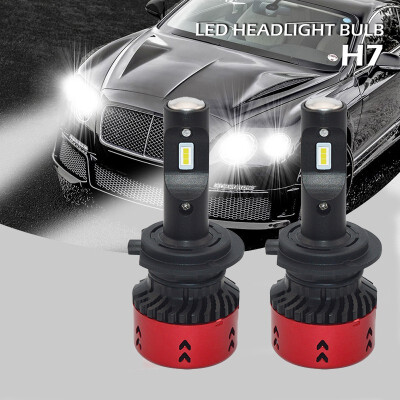 

2pcs 12V 60W Car LED Headlight Bulb 5500K Super Bright Auto Fog Light spotlight H1 H3 H11 H4 H7 LED H13 9006 Car auxiliary Lamp