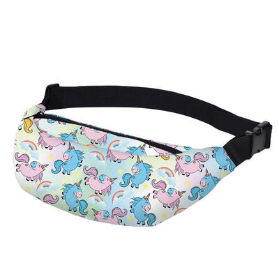 

3D Animal Print Waterproof Shoulder Women Waist Fanny Belt Packs Chest Bags