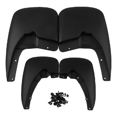 

For Dodge Ram Mud Flaps 2009-2018 Mud Guards Splash Guards Molded 4 Piece Front Rear Car Fenders