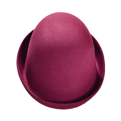 

Tailored Men Women Vintage Wool Cute Trendy Bowler Derby Fashion Hat