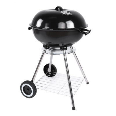 

Greensen 18in Portable BBQ Charcoal Grill Stove with Wheels Outdoor Camping Accessory