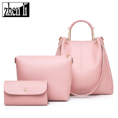 

Popular bags womens new PU leather simple womens handbags sewing line college wind kits