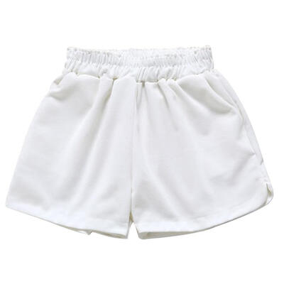 

Women Summer Drawstring Elastic Waist Solid Color Casual Loose Sports Shorts