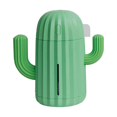 

340ML Mini Humidifier Cactus Shape USB Ultrasonic Air Humidifier Mist Maker for Home Office