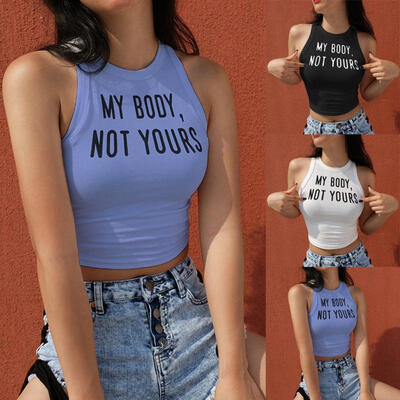 

Sexy Women Sports Yoga Fitted Crop Vest Tops Blouse Gym Halter Tank Shirt