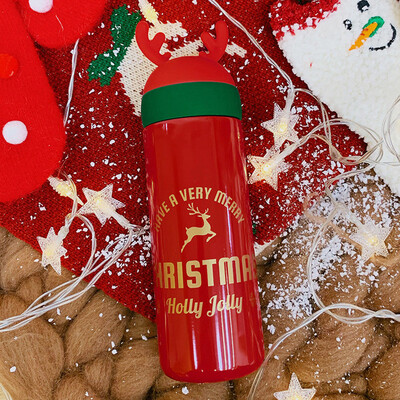 

Tailored Christmas Stainless Steel Vacuum Flask Water Bottle Coffee Travel Mug Cup 330ML