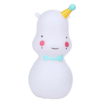 

Creative LED Lamp Luminous Nightlight Hippo Silicone Toys Gifts