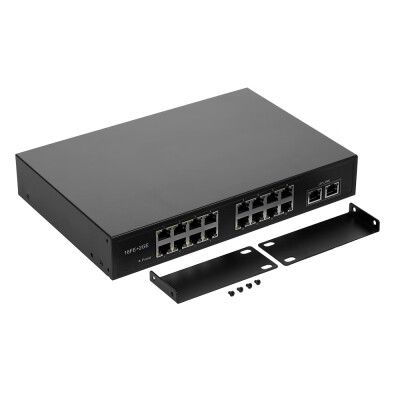 

ZWD-162BZQN 16FE 2GE POE Switch with 16 POE Ports 2 Gigabit Uplink IEEE 8023af Standard POE Switch Power for IP Camera Wireles