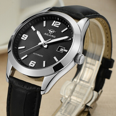 

Swiss watch watch automatic mechanical watch waterproof with luminous hollow calendar mens watch