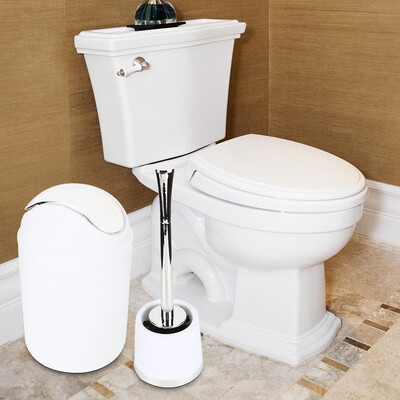 

Greensen Bathroom Accessories Elegant Bathroom Set Toothbrush Holder Trash Can Soap Dish Lotion Dispenser Bathroom Accessories