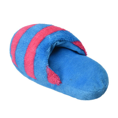 

Tailored Dog Toy Pet Puppy Chew Squeaky Squeaker Sound Plush Slipper Shape YEBW
