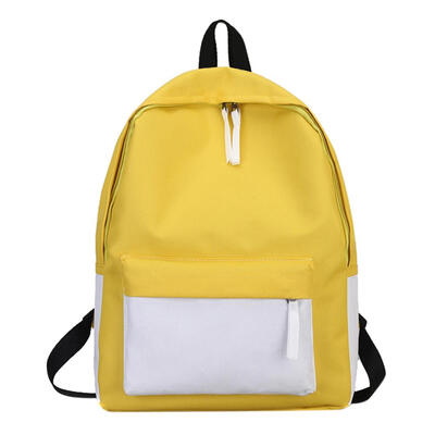 

Fashion Contrast Color Canvas Teenagers Schoolbags Shoulder Bags Backpacks