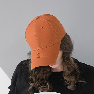 

Mens hat summer sun hat brim metal buckle baseball cap Korean version all style sun hat Street hip hop hat