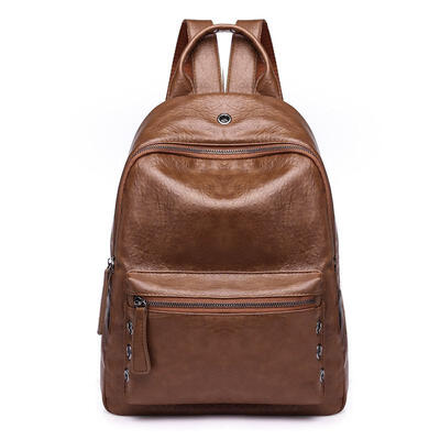 

High Quality Women Backpack PU Leather Fashion Casual Ladies Backpack School Bags For Teenager Girls Retro Shoulder Bag